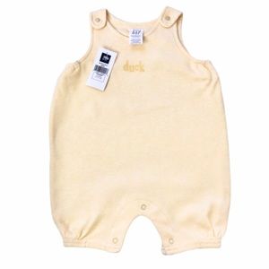 NWT Baby Gap Yellow Overalls